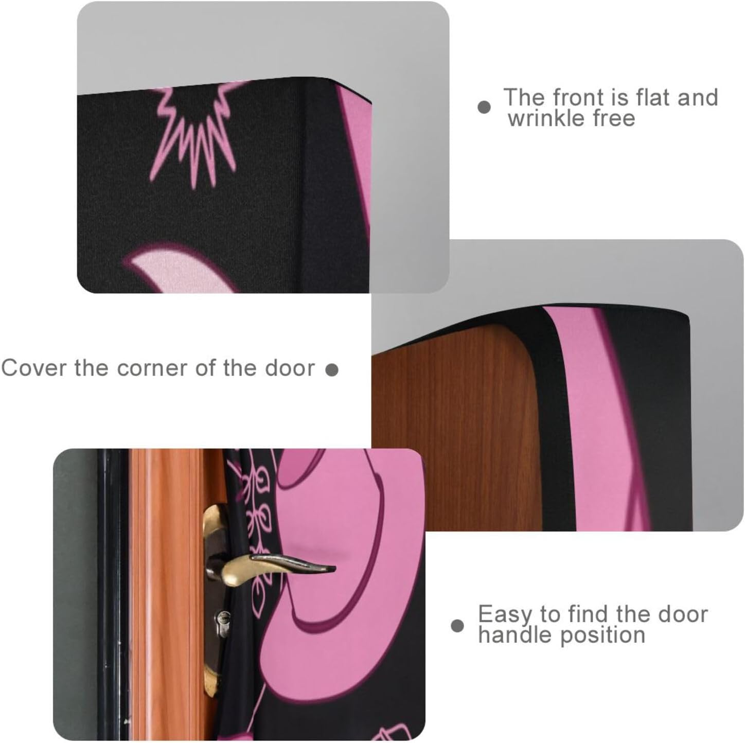 Susiyo Retro Halloween Door Cover 32x79 in