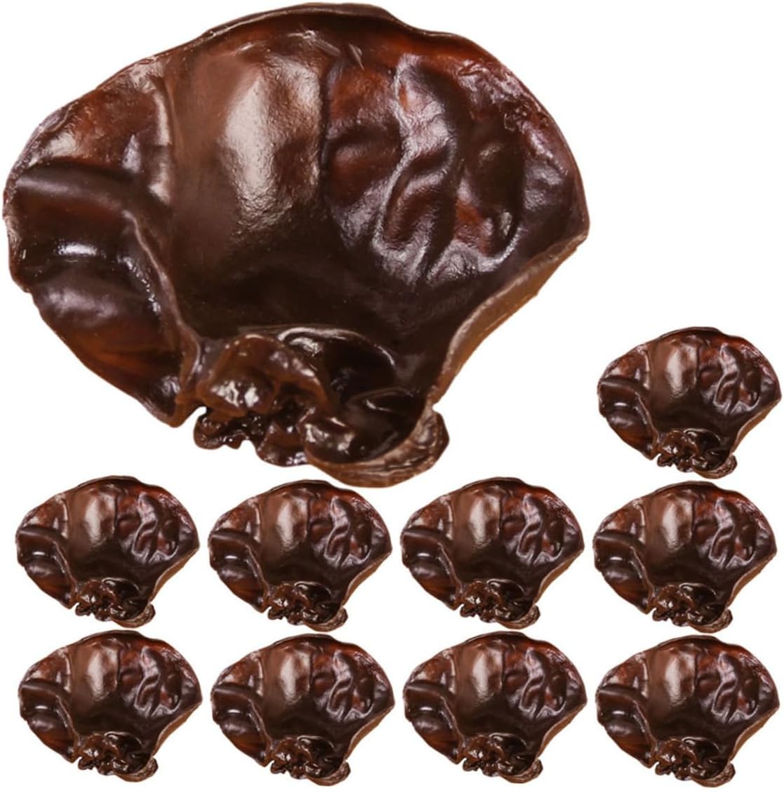 Happyyami 10pcs Artificial Agarics Kitchen Decor Models