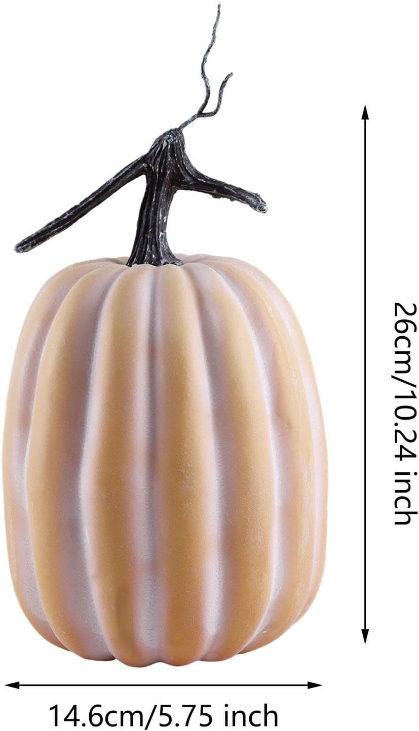 Realistic Artificial Pumpkin for Halloween Decor