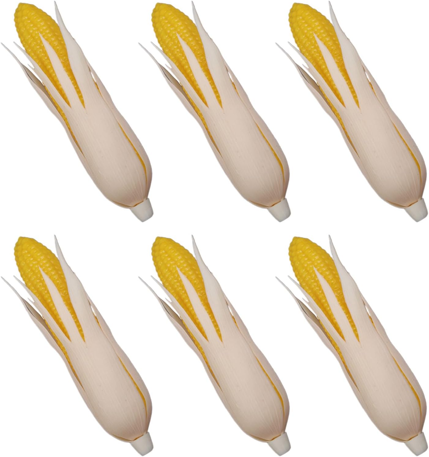 6Pcs Artificial Corn for Thanksgiving Display and Photo Props
