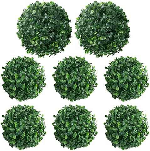 RP Remarkable Power 8 Pack Artificial Boxwood Topiary Balls