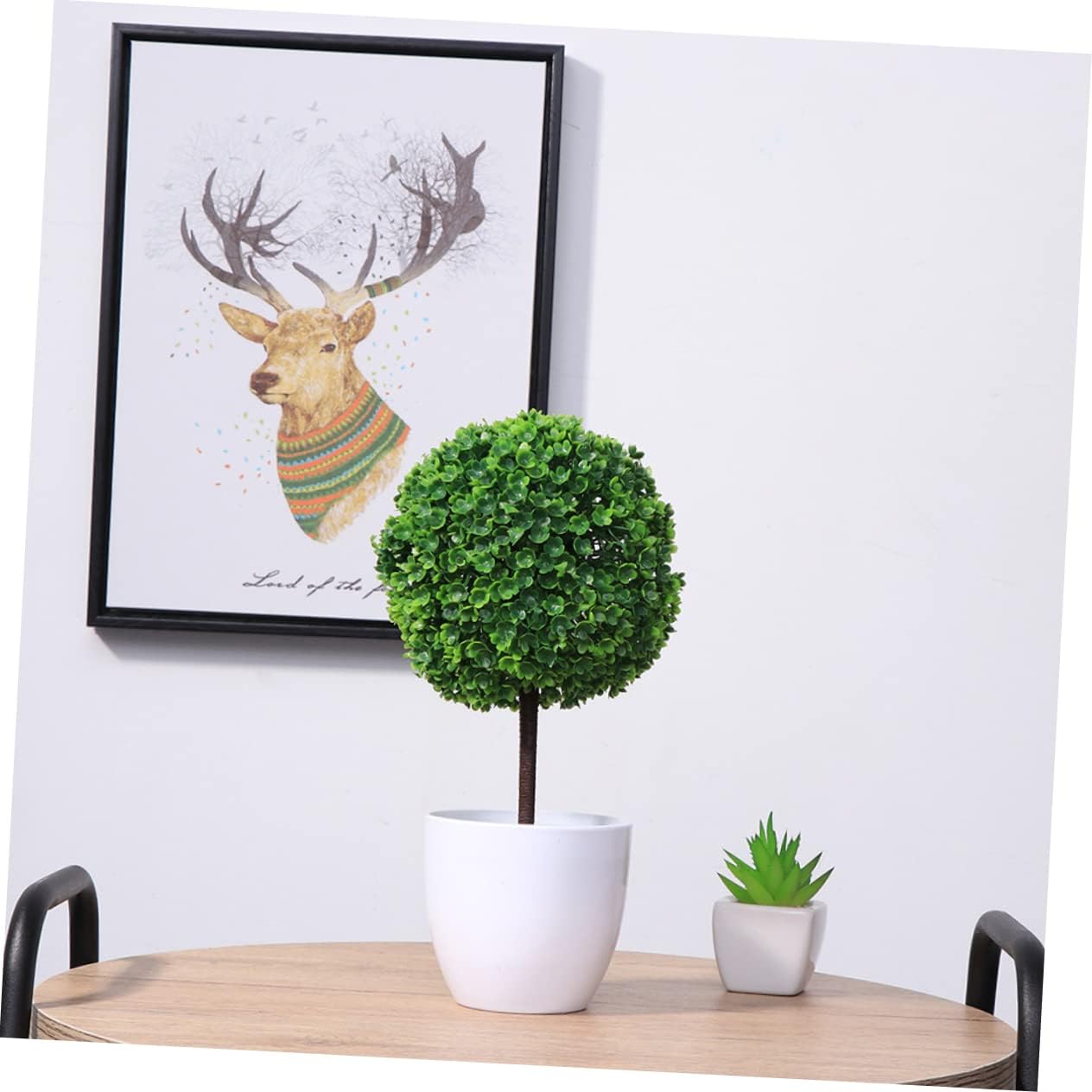6pcs Artificial Topiaries for Home Office Window Sill Decor