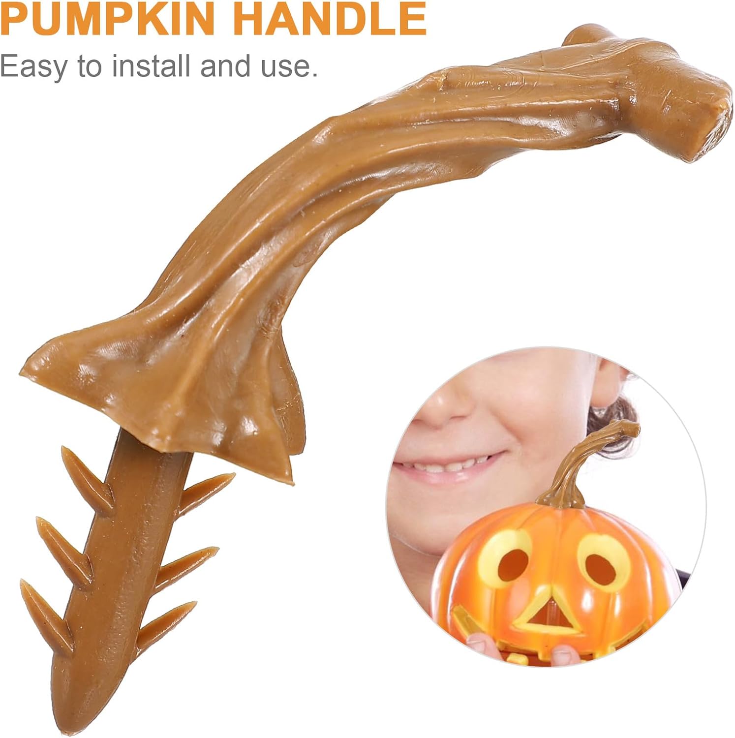 Jojofuny Artificial Foam Pumpkin Stems 24 Pack