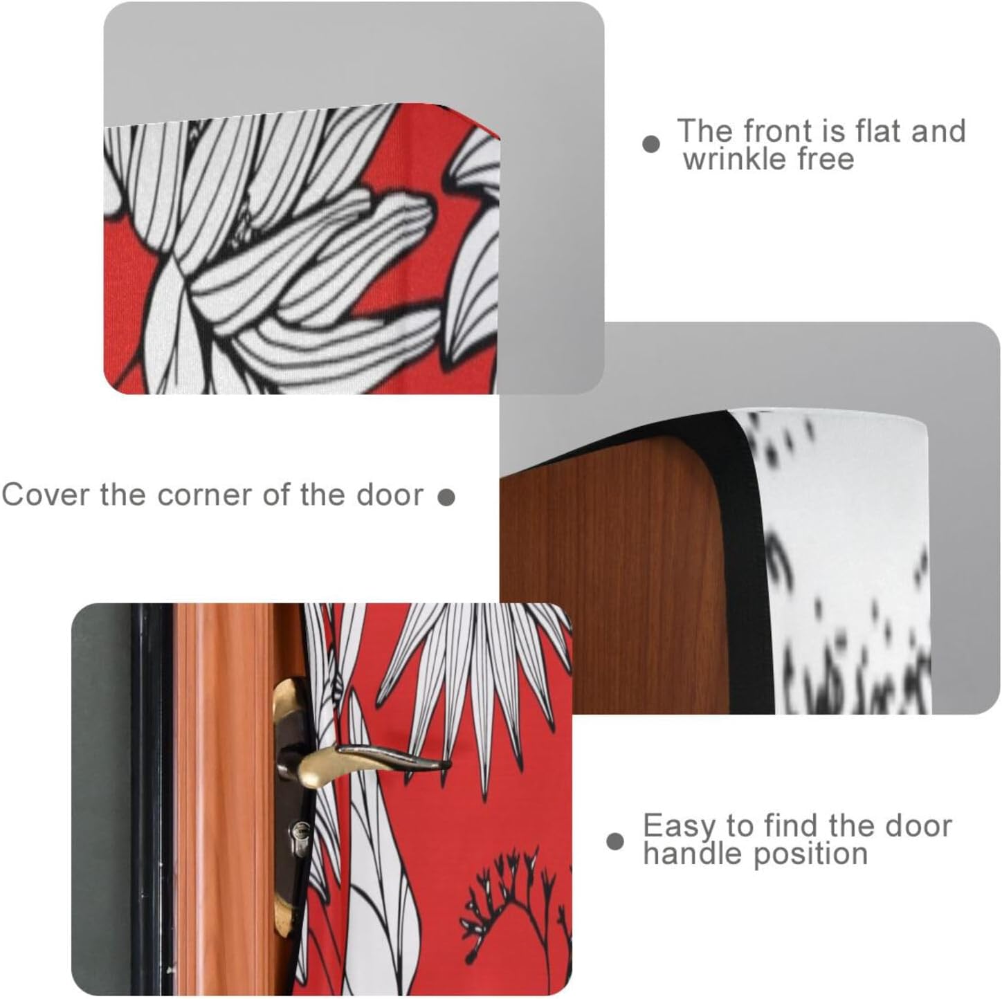 Susiyo Autumn Wildflowers Halloween Door Cover 32x79 in