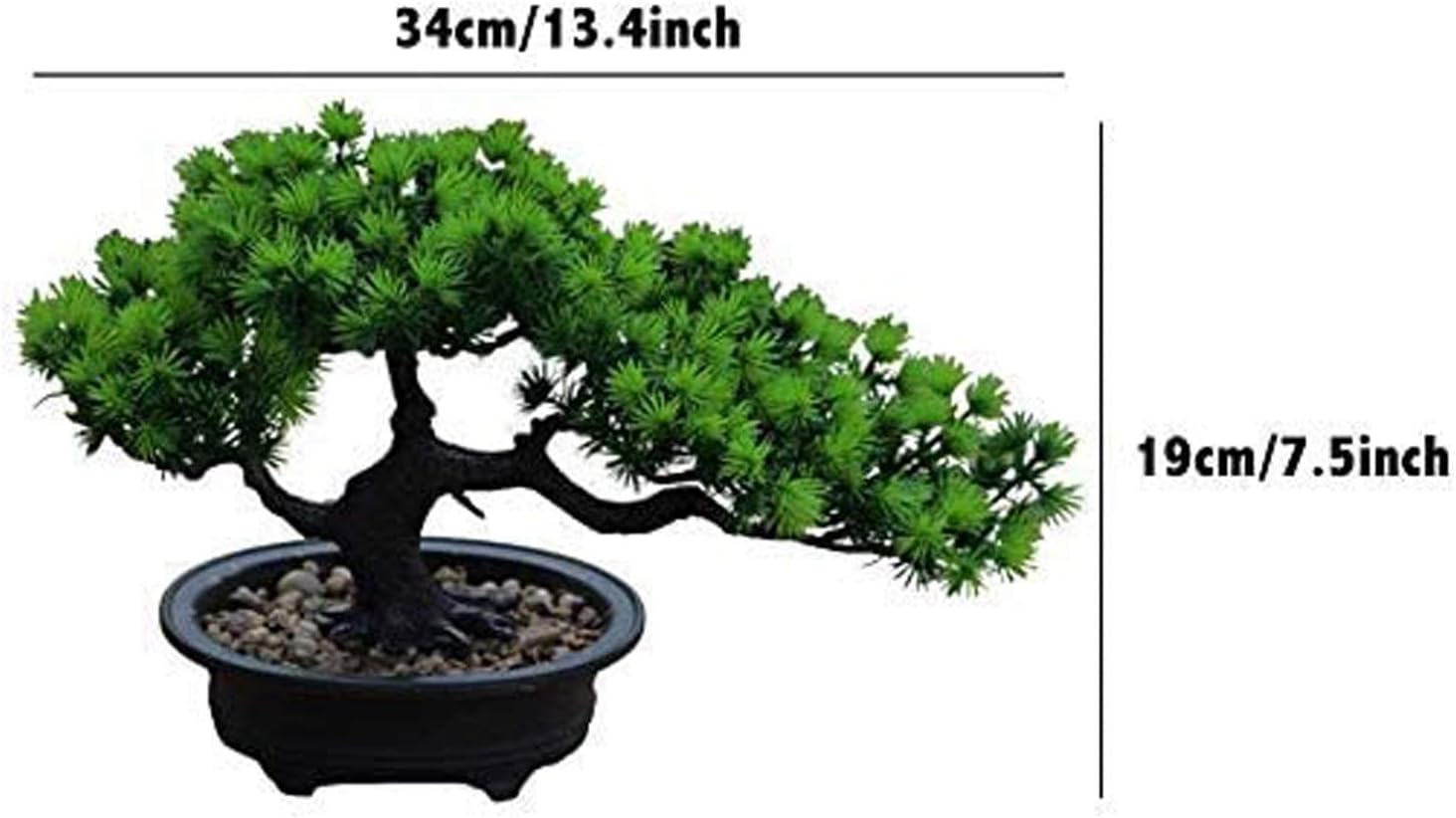 Artificial Pine Bonsai Tree for Home Office Decor