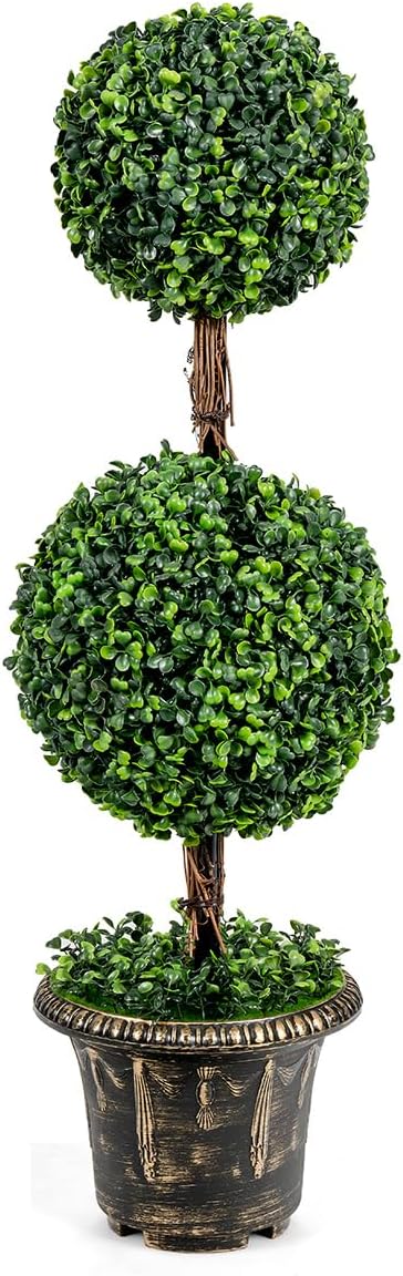 Safeplus 3ft Artificial Boxwood Topiary Tree