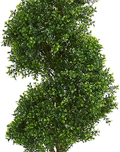 Nearly Natural 4ft Spiral Boxwood Artificial Tree
