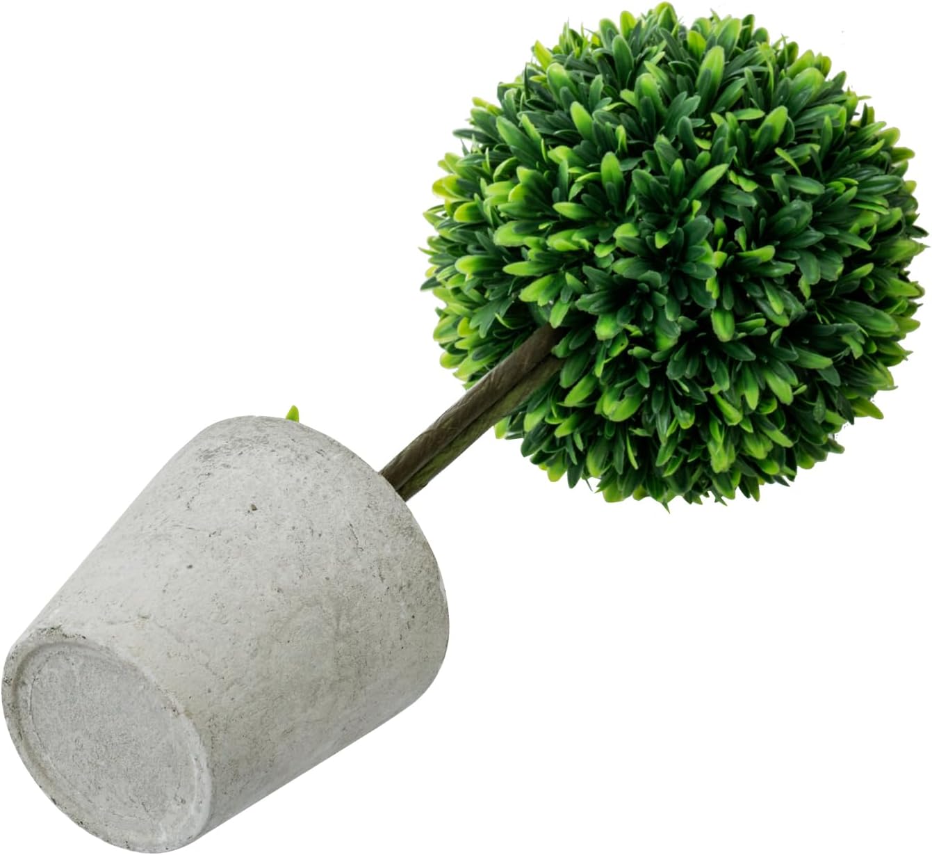 MyGift 15 Inch Artificial Boxwood Topiary Tree 2 Pack