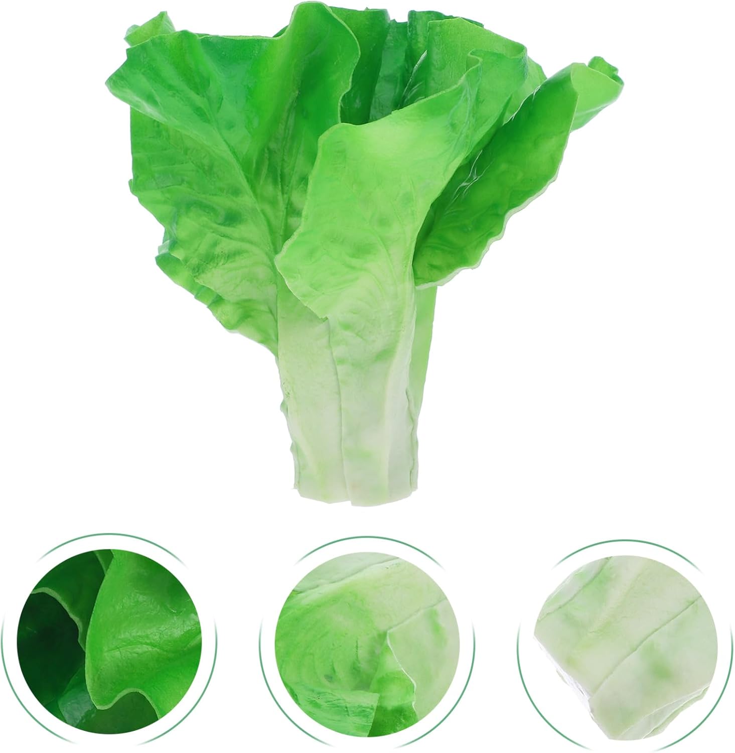 Artificial Lettuce Leaves Realistic Salad Decor Prop