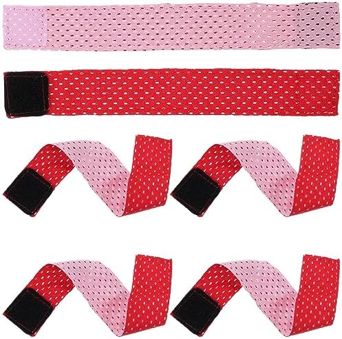 Sosoport 6pcs Adjustable Sleeve Ties for Sports