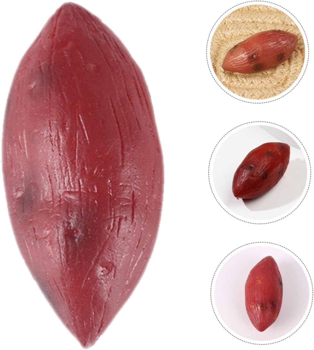 Sosoport 5pcs Realistic Artificial Sweet Potato Decorations
