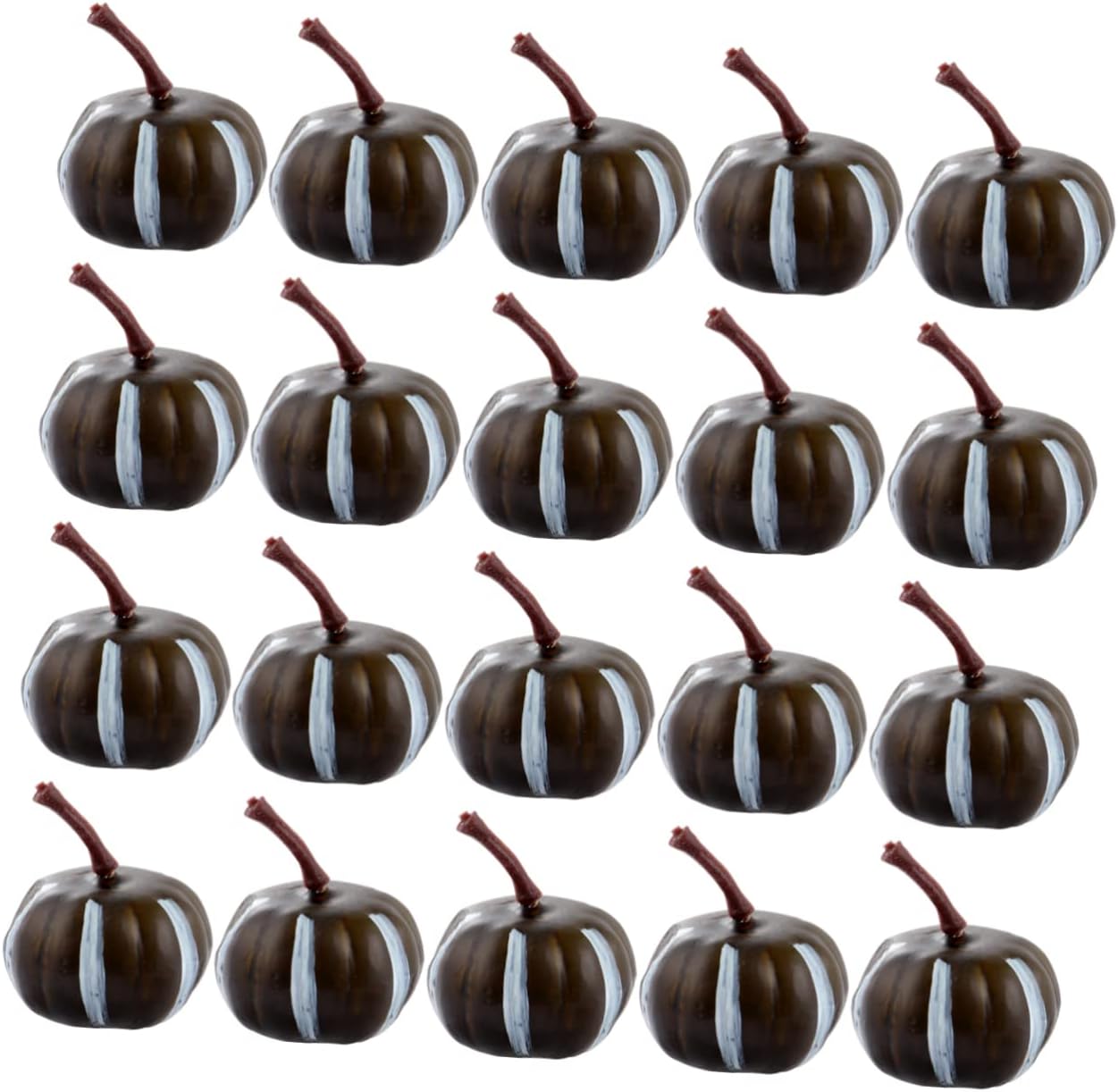 20pcs Artificial Mini Pumpkins Halloween Decoration