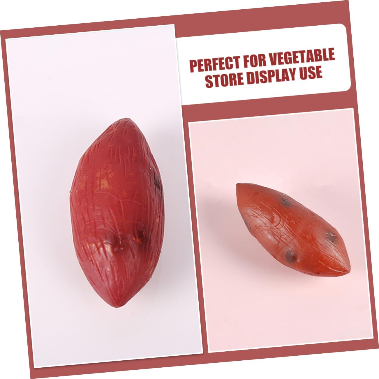 Vaguelly 5PCS Artificial Sweet Potato Decor Vegetables