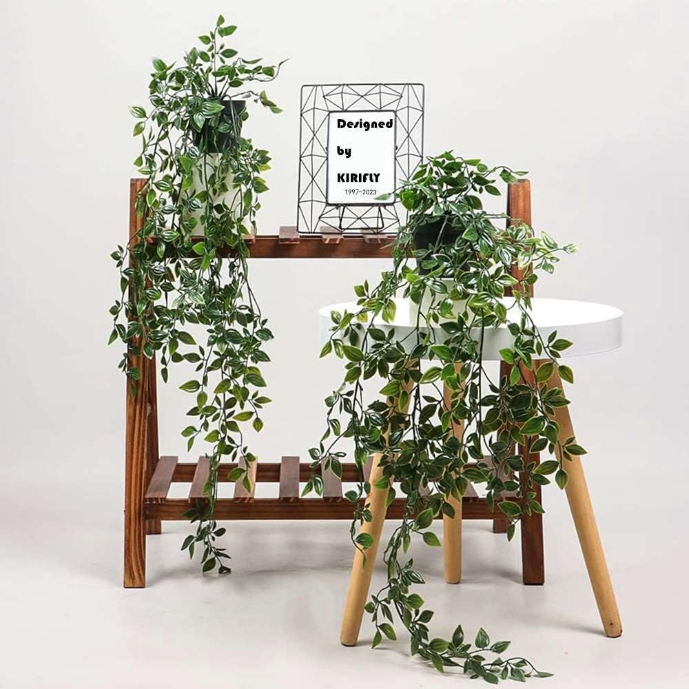KIRIFLY Artificial Hanging Eucalyptus Plants 3 Pack