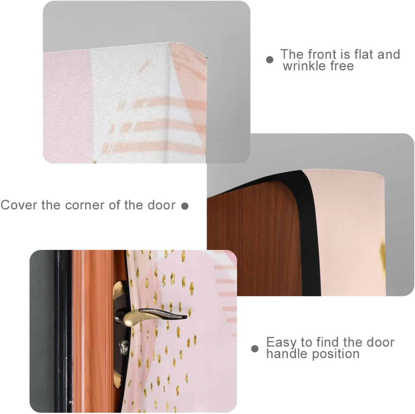 Susiyo Modern Abstract Halloween Door Cover 32x79 in