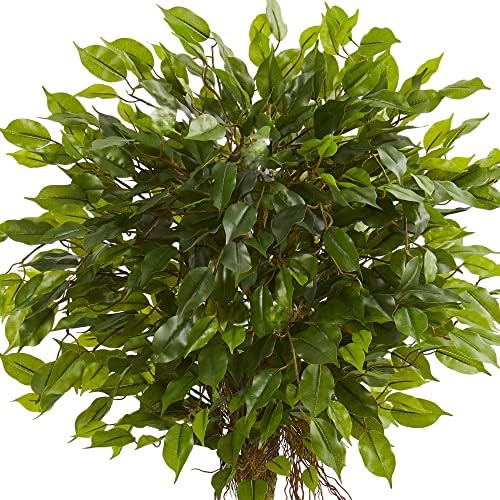 Nearly Natural 4ft Ficus Artificial Topiary Tree