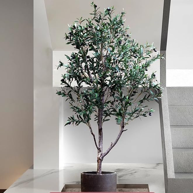 QIUPAI Artificial Olive Tree 1mx08m Decor