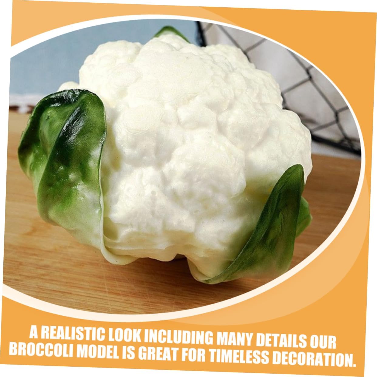 Lifelike Artificial Broccoli Display Prop