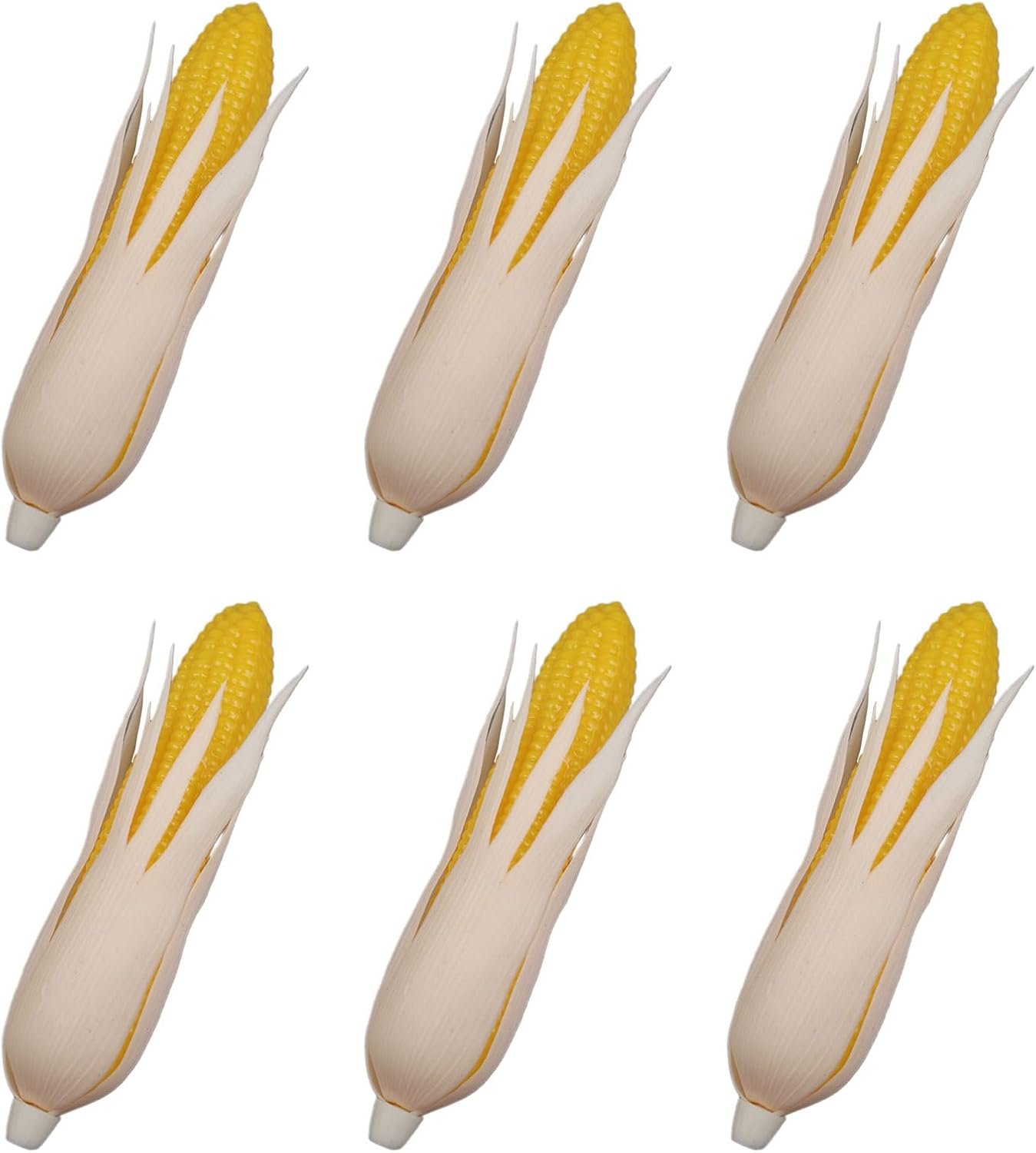 6Pcs Artificial Corn for Thanksgiving Display and Photo Props