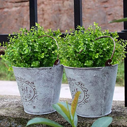 8 Bundles UV Resistant Artificial Boxwood Plants