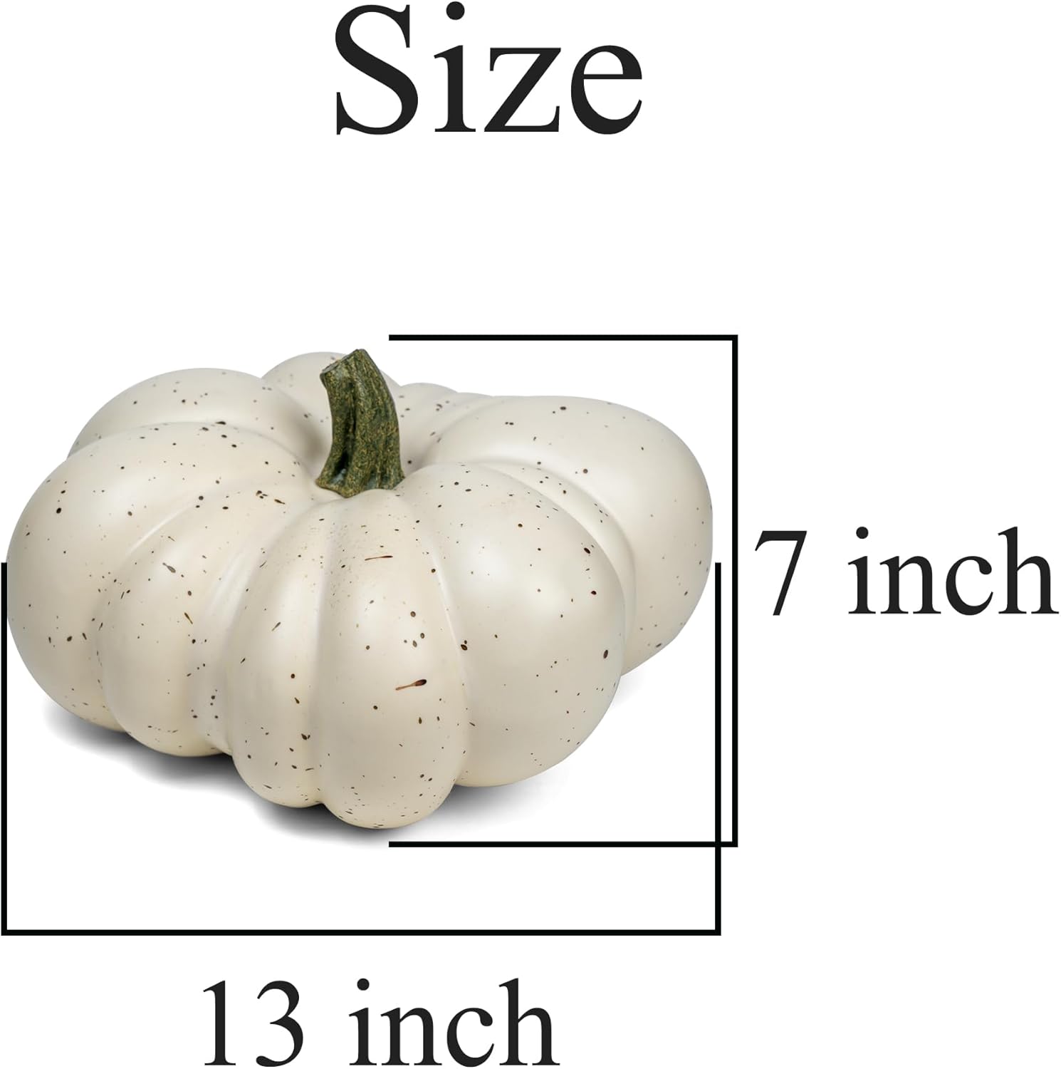 12 Inch Artificial Paintable Pumpkin Decor
