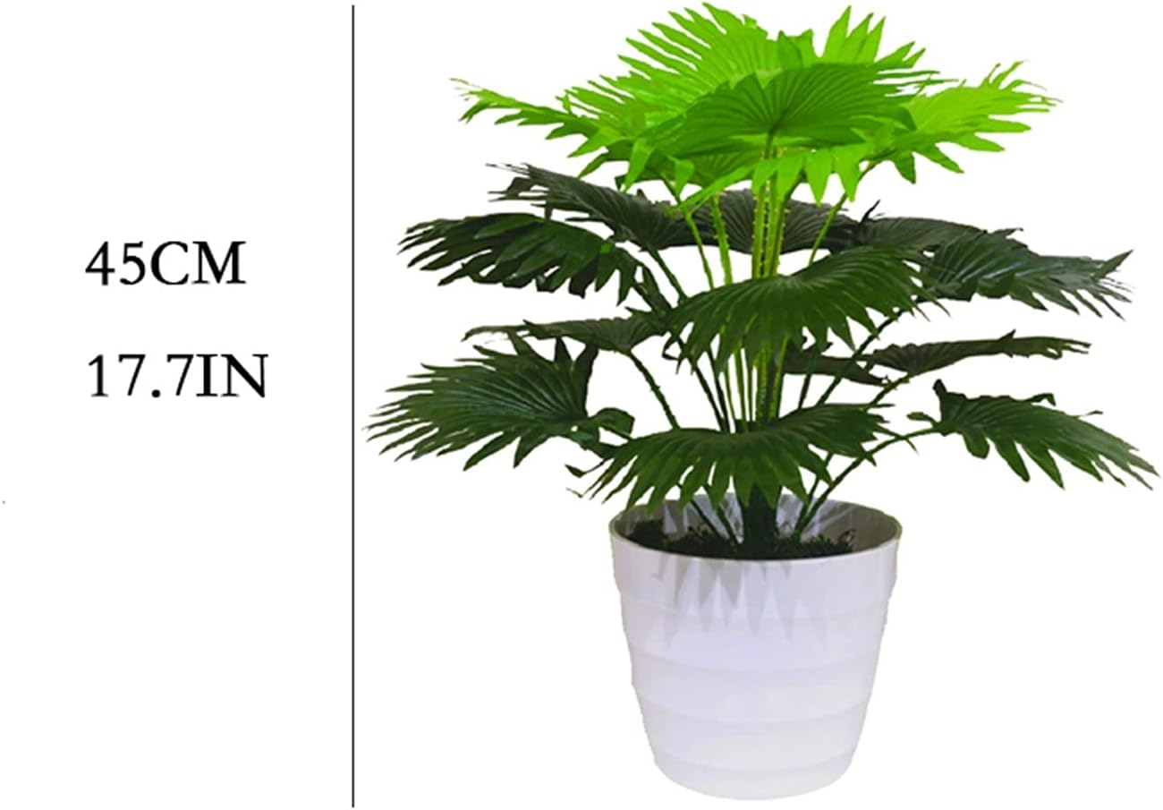Artificial Green Potted Plant 177 Inch Faux Tree Decor