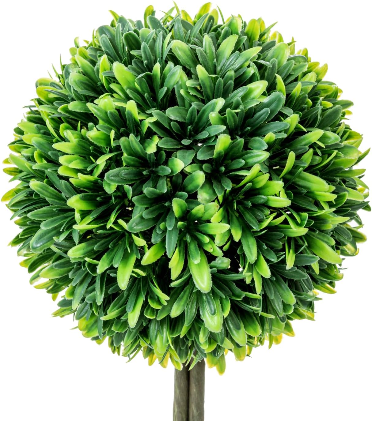 MyGift 15 Inch Artificial Boxwood Topiary Tree 2 Pack