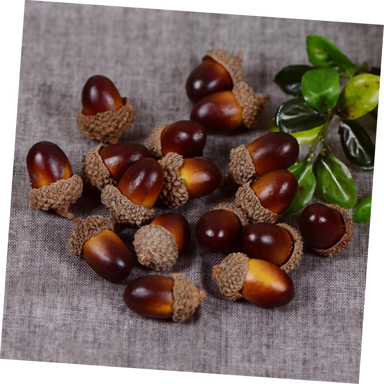 141pcs Artificial Pumpkin Acorn Maple Leaf Halloween Decor