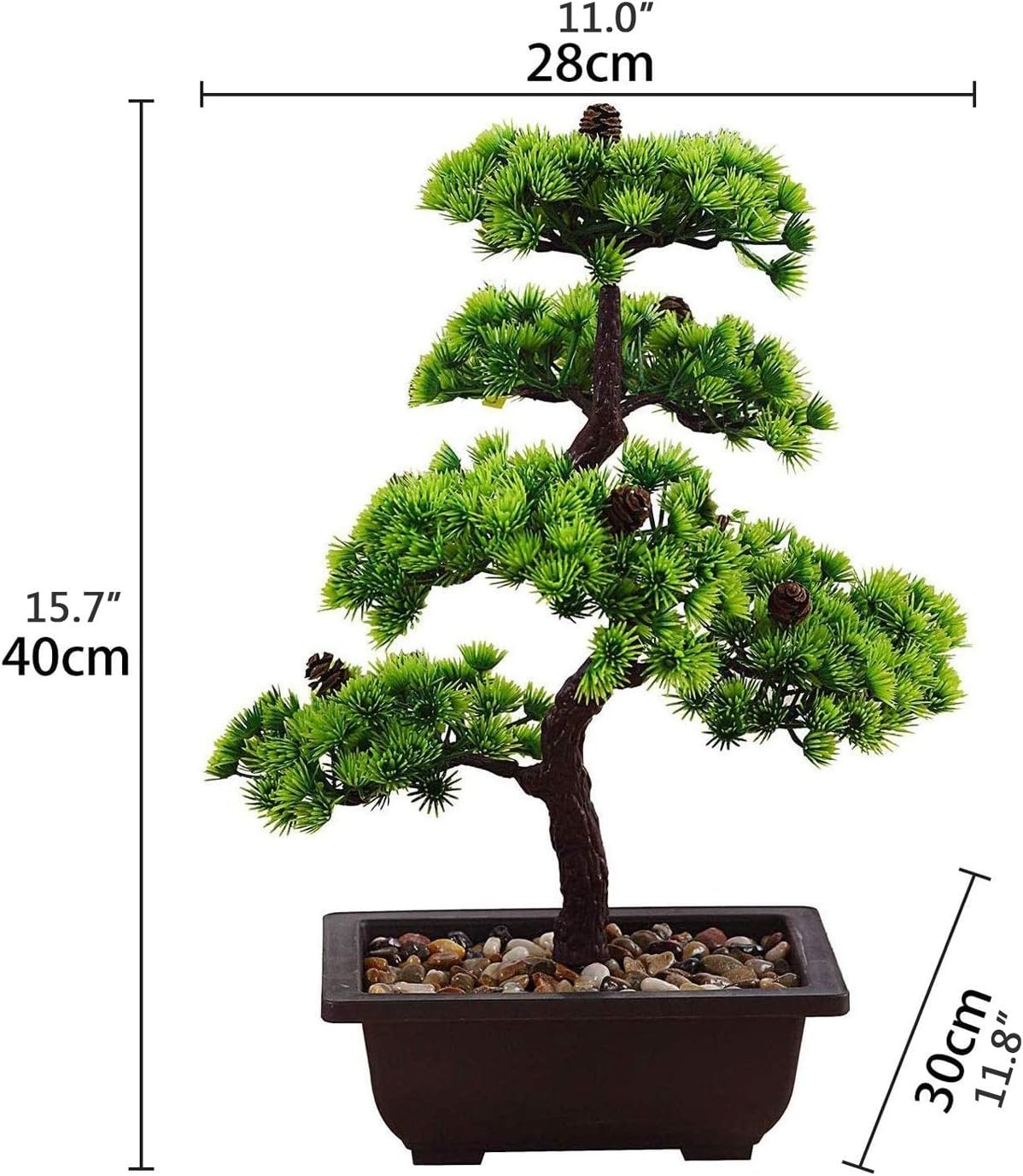 Realistic Artificial Welcome Pine Bonsai Tree 157 Inches