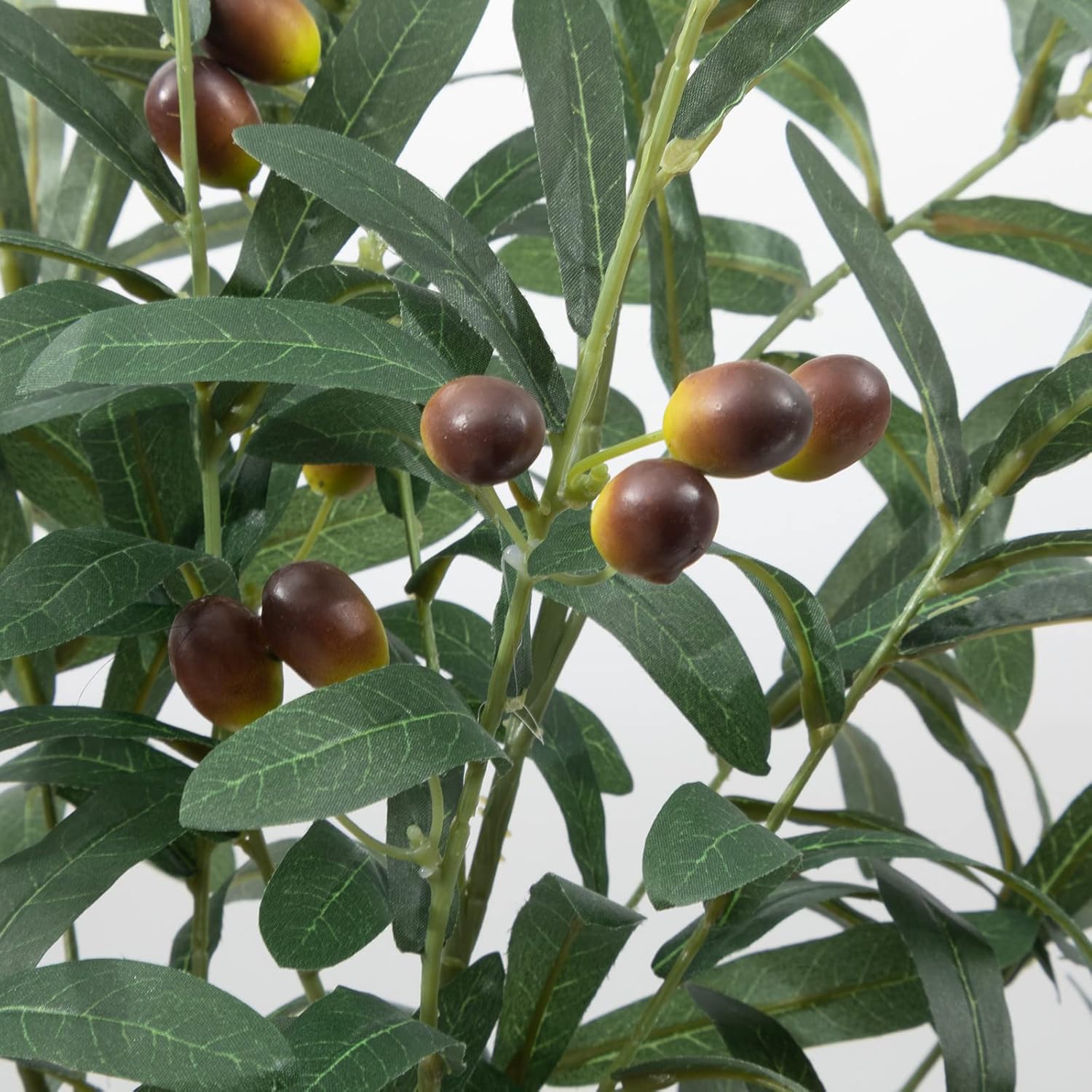 SHACOS 3 PCS 39 Inch Artificial Olive Tree Branches