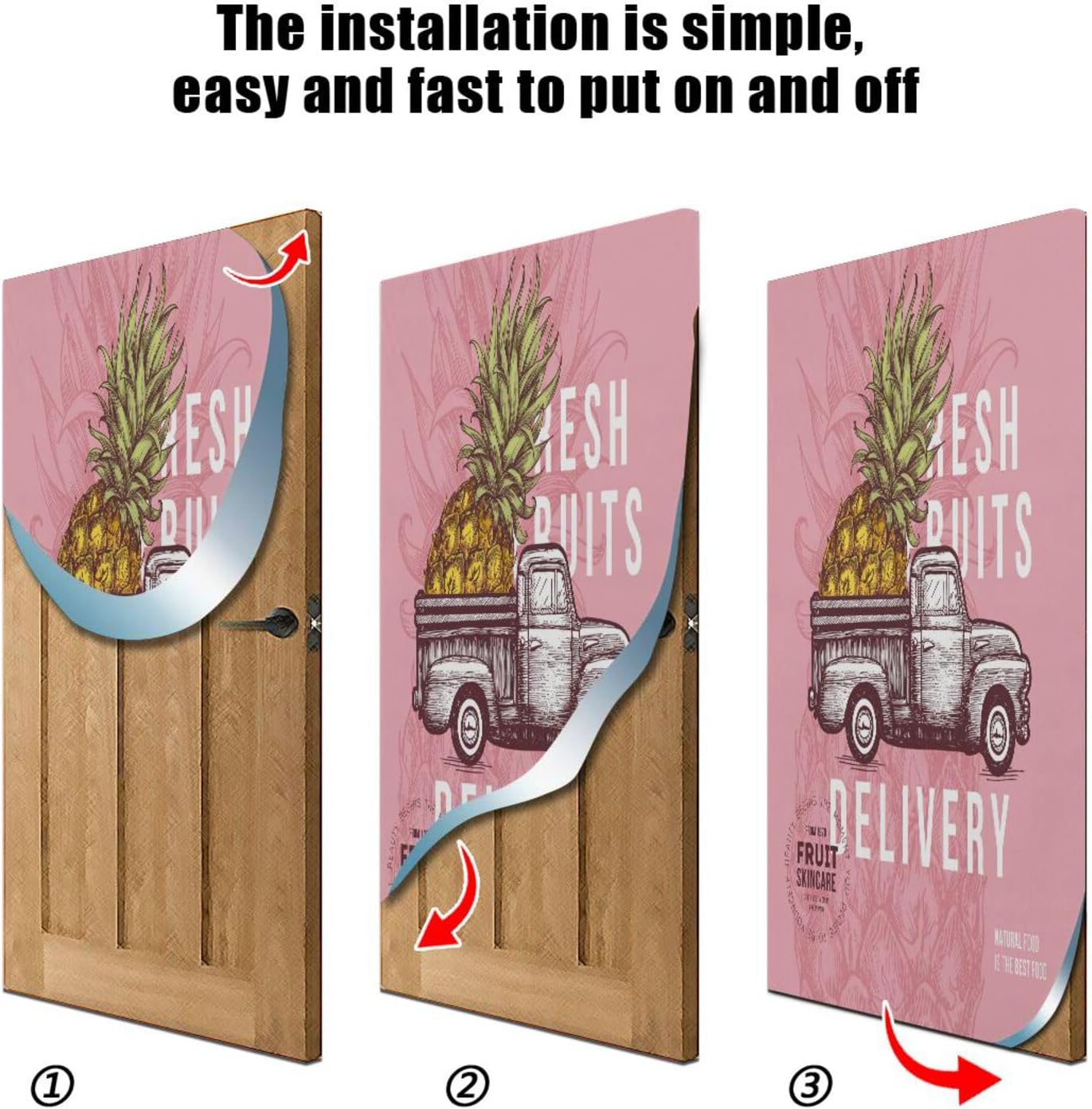 Susiyo Stretch Door Cover for Festive Decor