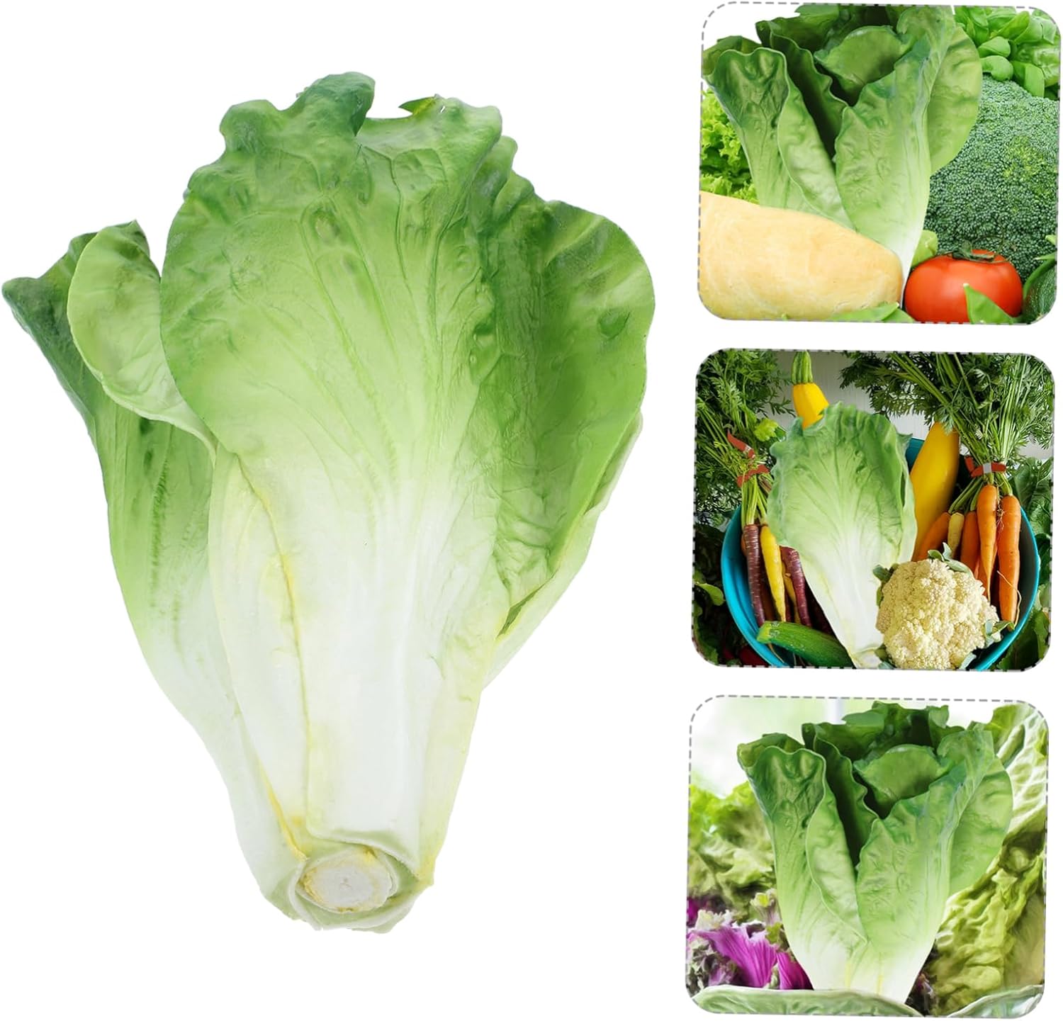 STOBAZA Realistic Artificial Lettuce Decor