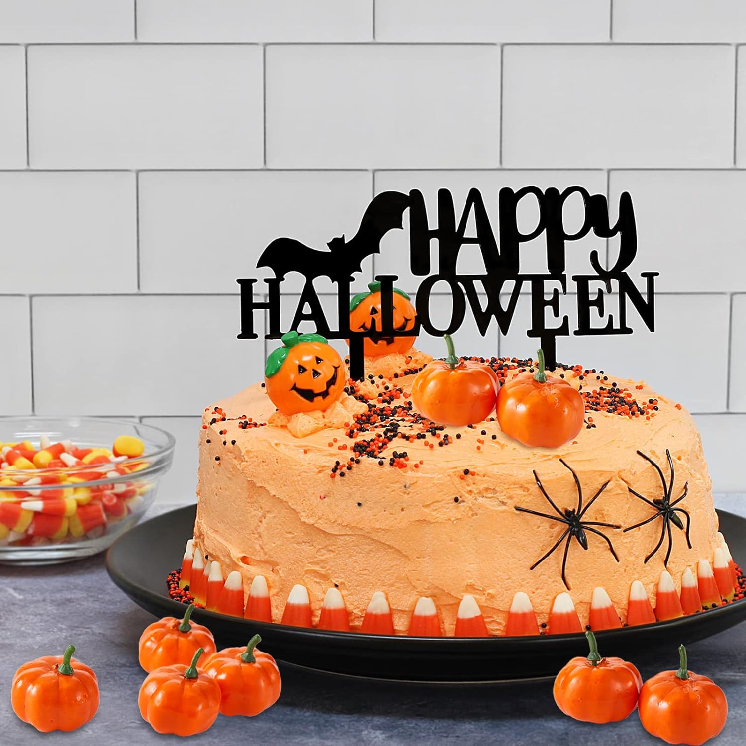 WILLBOND Artificial Mini Pumpkins 100 Pack Fall Decor