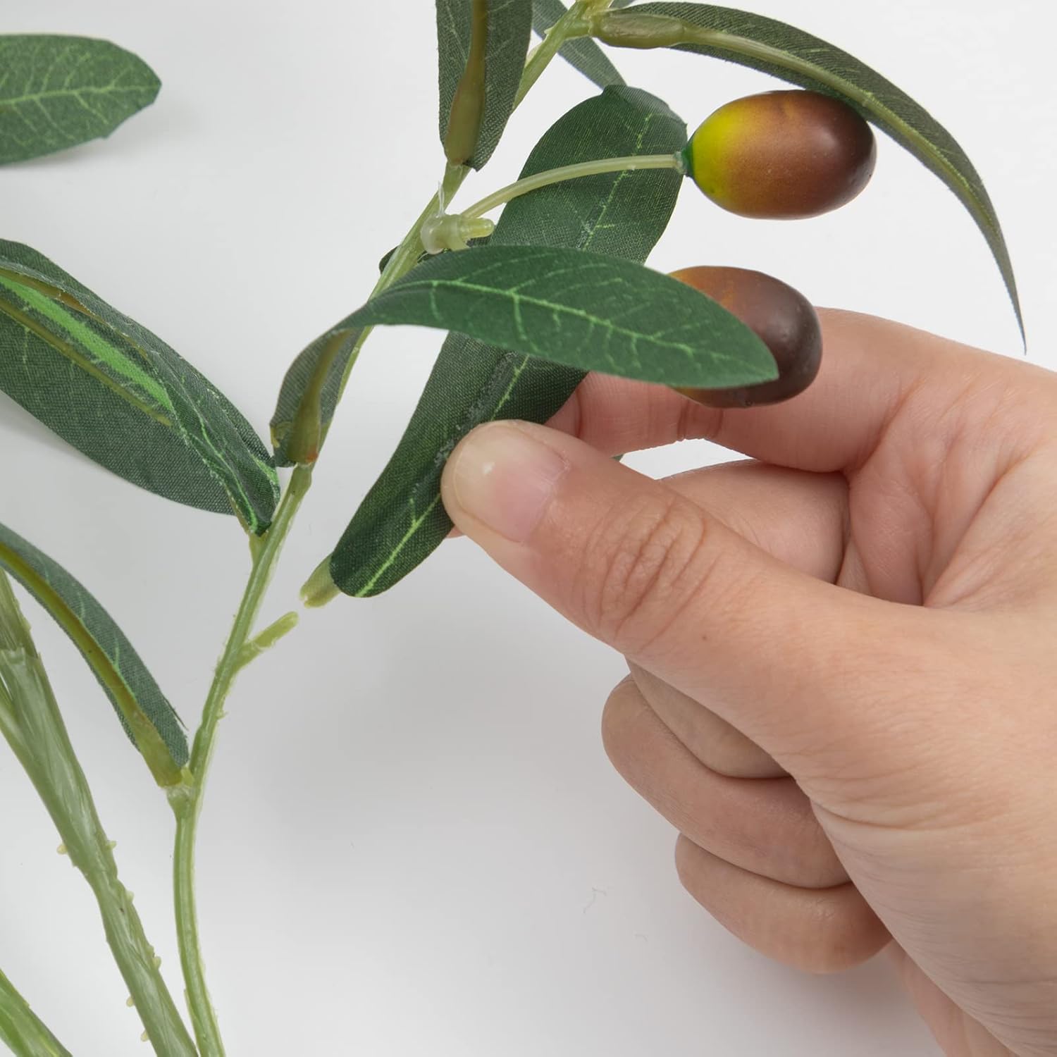 SHACOS 3 PCS 39 Inch Artificial Olive Tree Branches