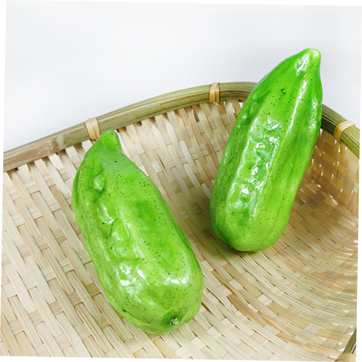 PRETYZOOM 4pcs Foam Bitter Melon Artificial Vegetable Props