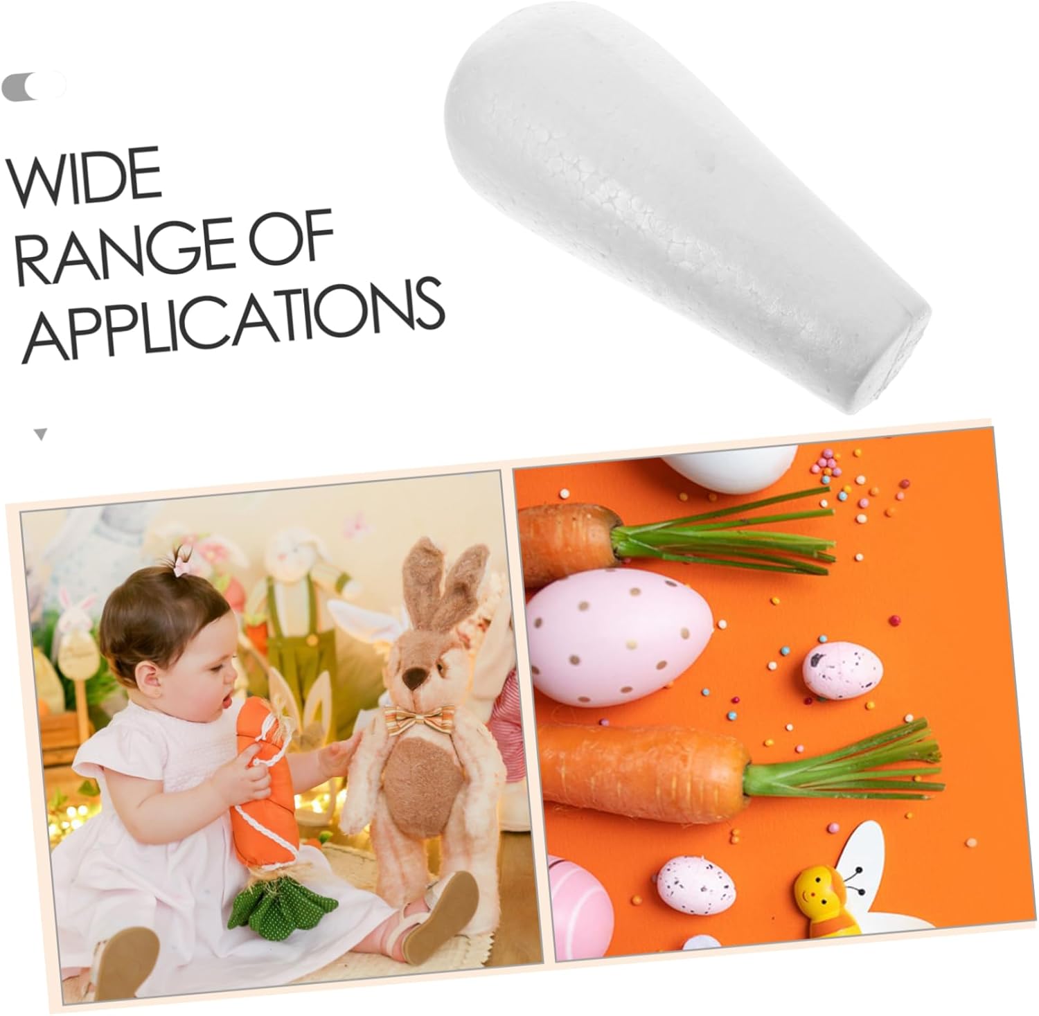 OSALADI Artificial Foam Carrots for Easter Crafts and Decor