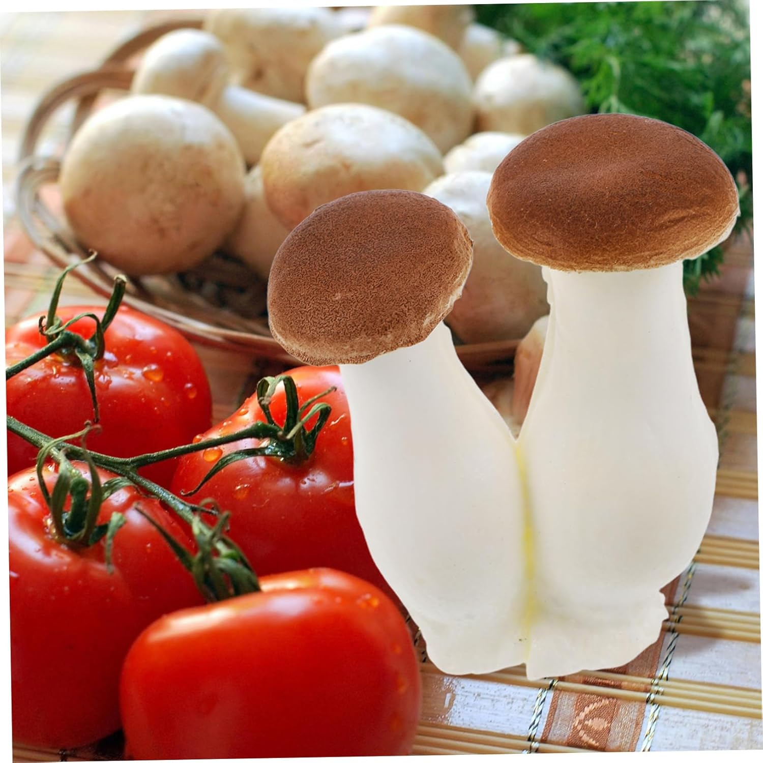 MAGICLULU Realistic Mushroom Model Home Decor