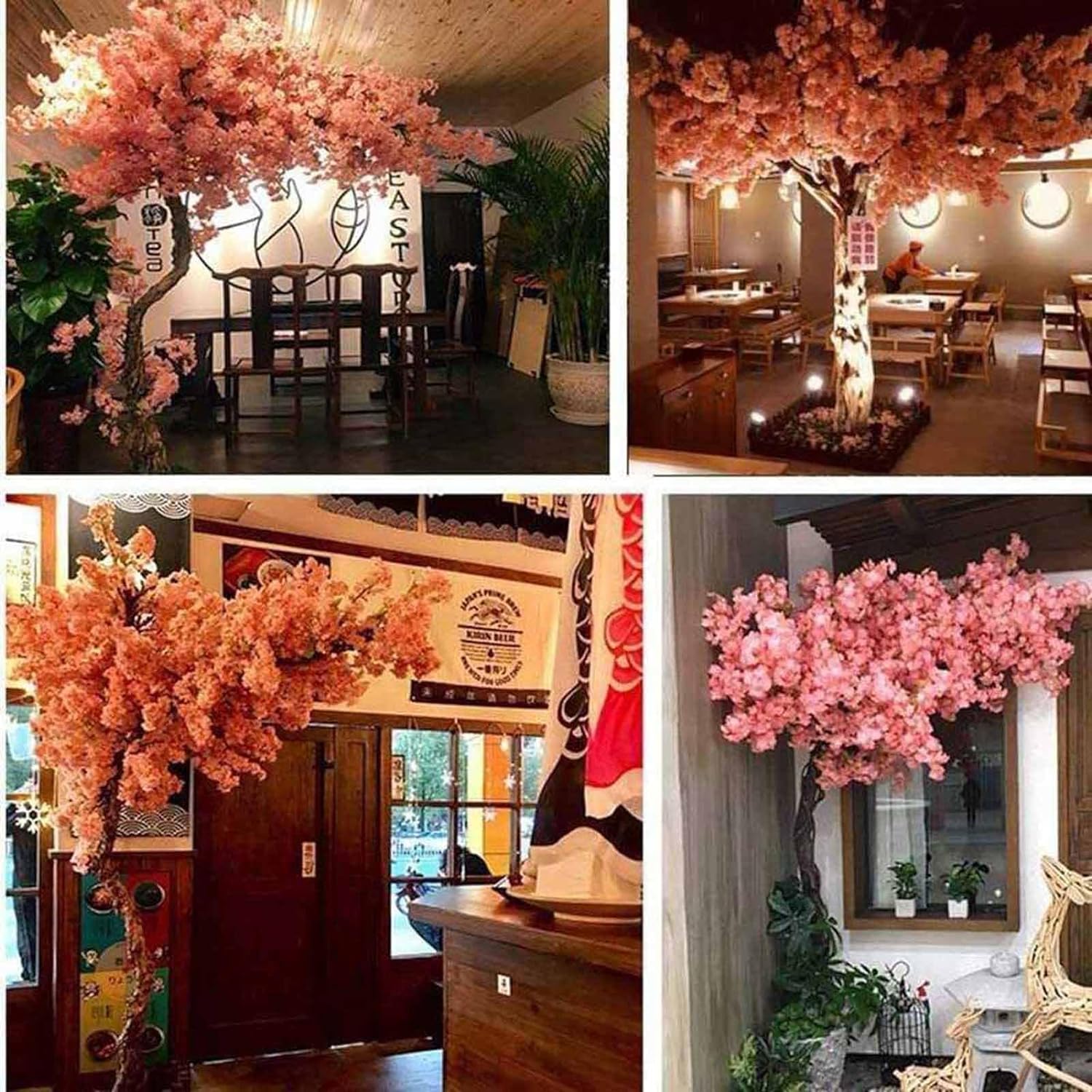 QIUPAI Wishing Tree Artificial Cherry Blossom
