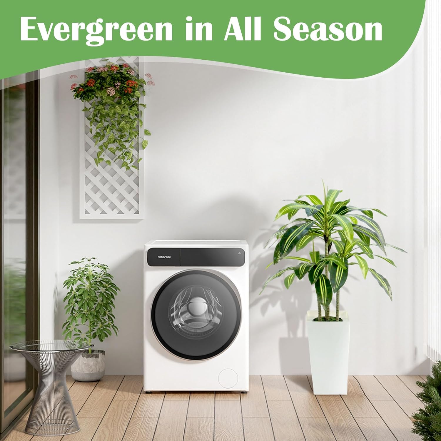 4ft Dracaena Artificial Plant with White Planter