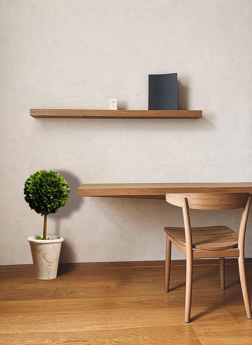 Serene Spaces Living Preserved Boxwood Topiary with Pot