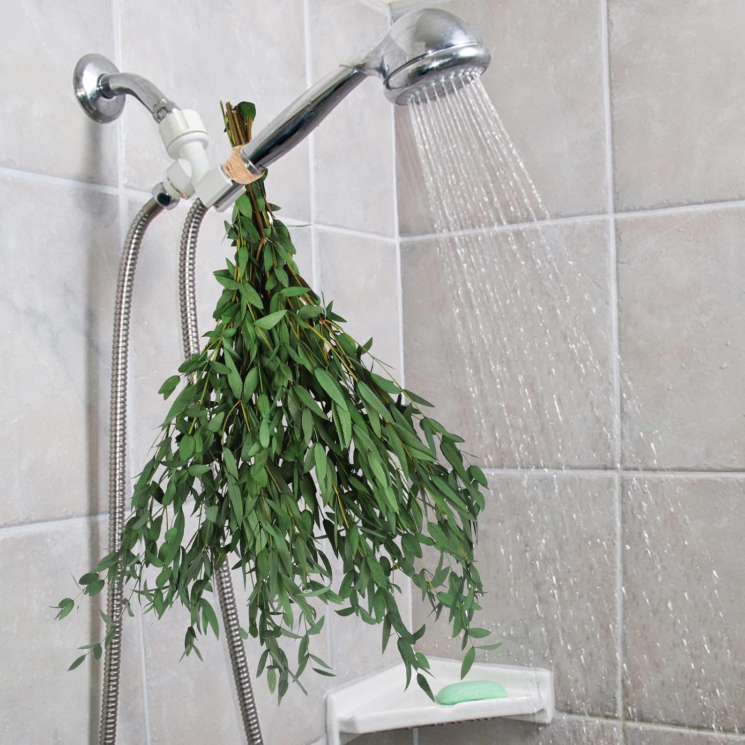 Real Eucalyptus Stems 20PCS 17 Inch Dried Greenery Decor