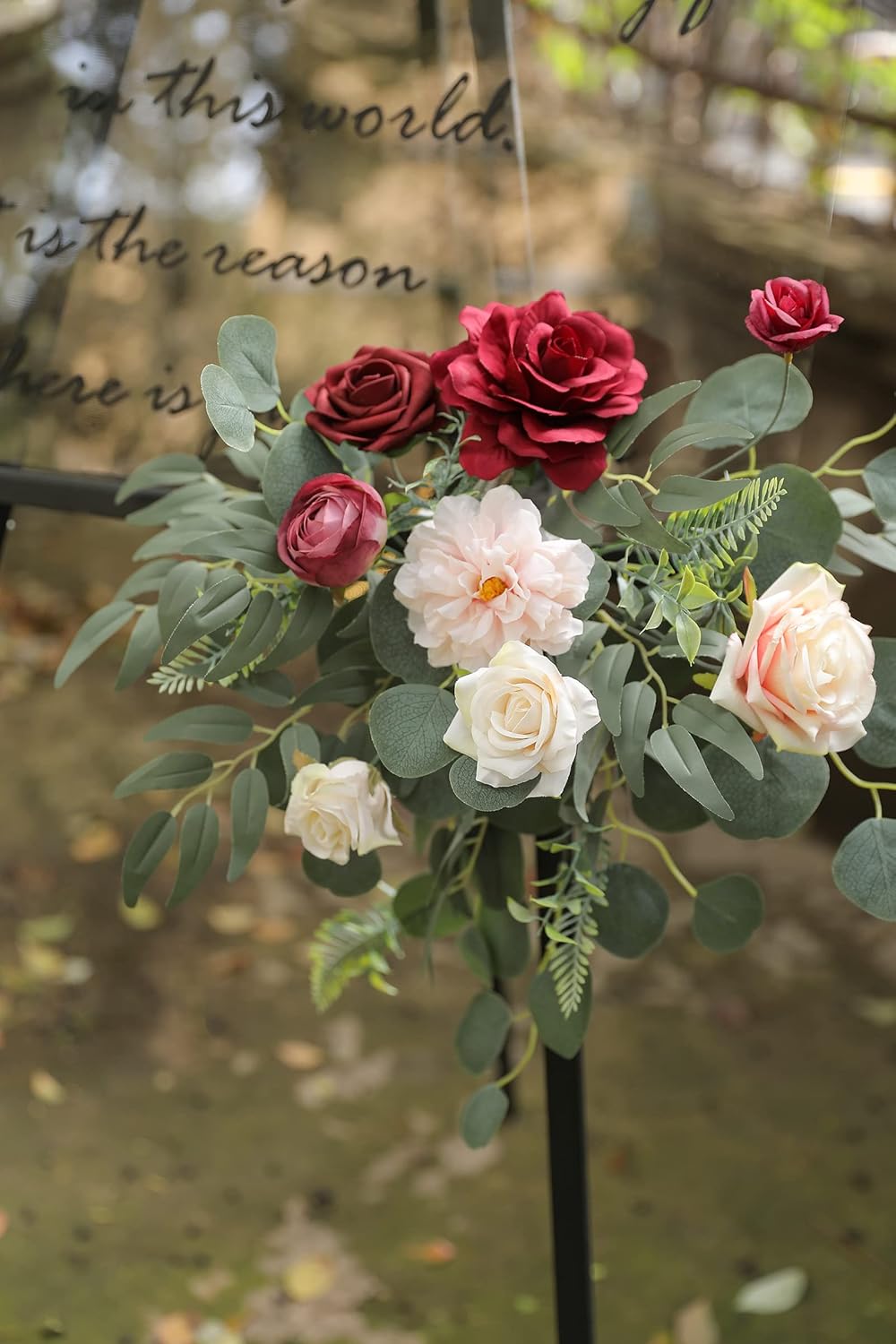 YYHUAWU Artificial Flowers Set for DIY Decorations