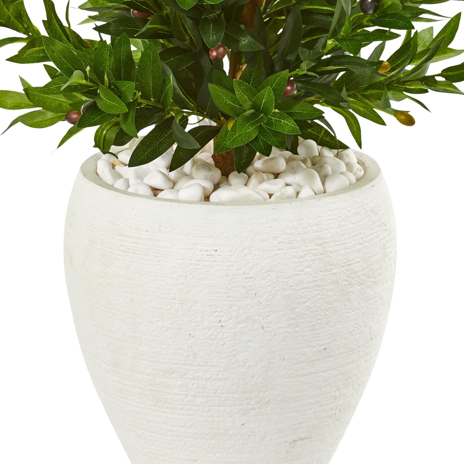 Nearly Natural 35ft Olive Cone Topiary Artificial Tree