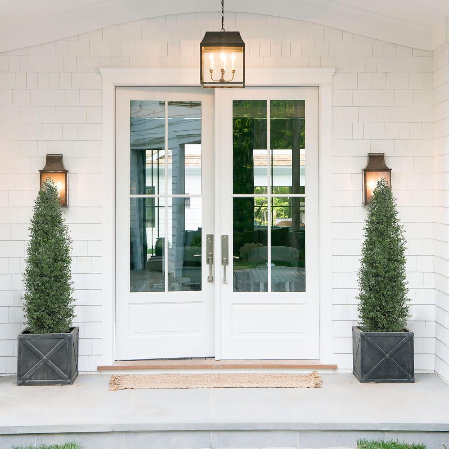 Briful Set of 2 Artificial Cedar Trees 4FT Tall