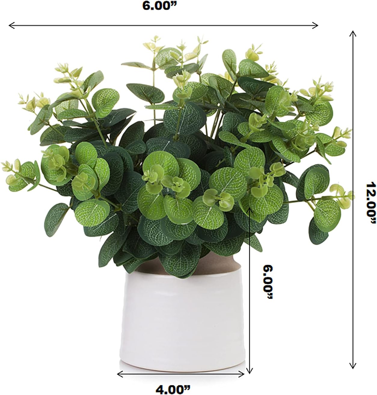Enova Floral Artificial Topiary in Ceramic Pot