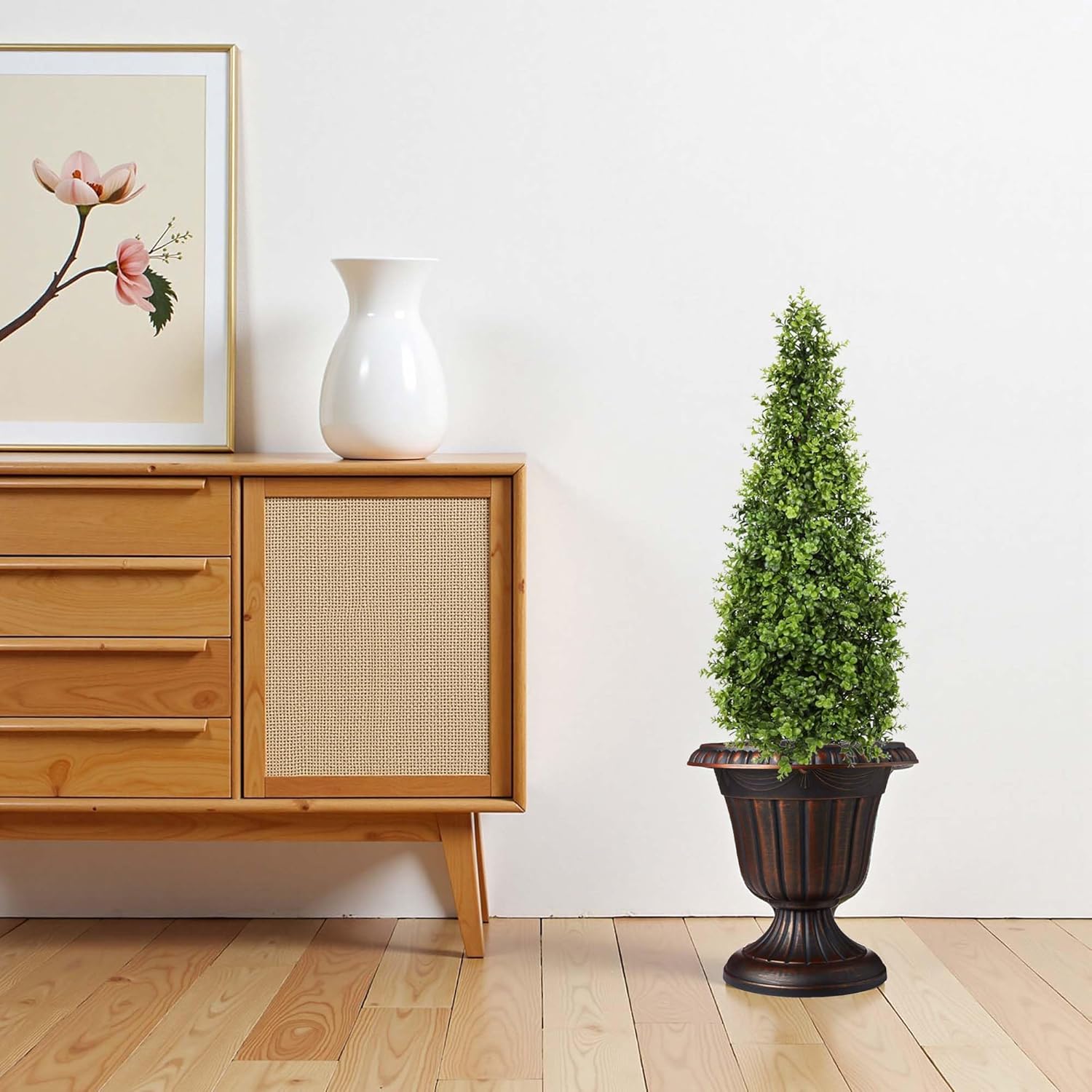 3FT Artificial Boxwood Topiary Tree 2 Pack