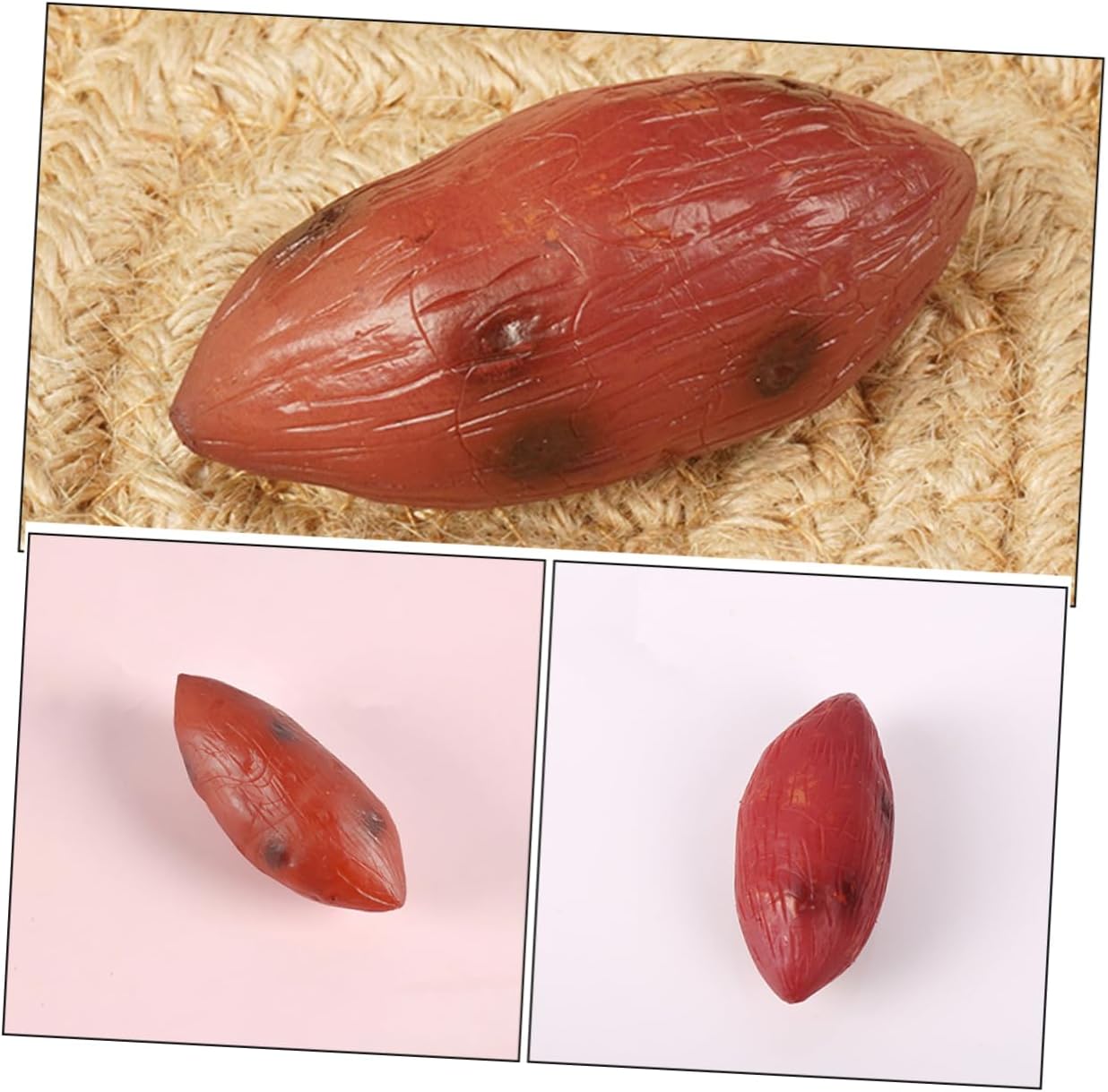 Kisangel 5pcs Lifelike Fake Sweet Potato Models