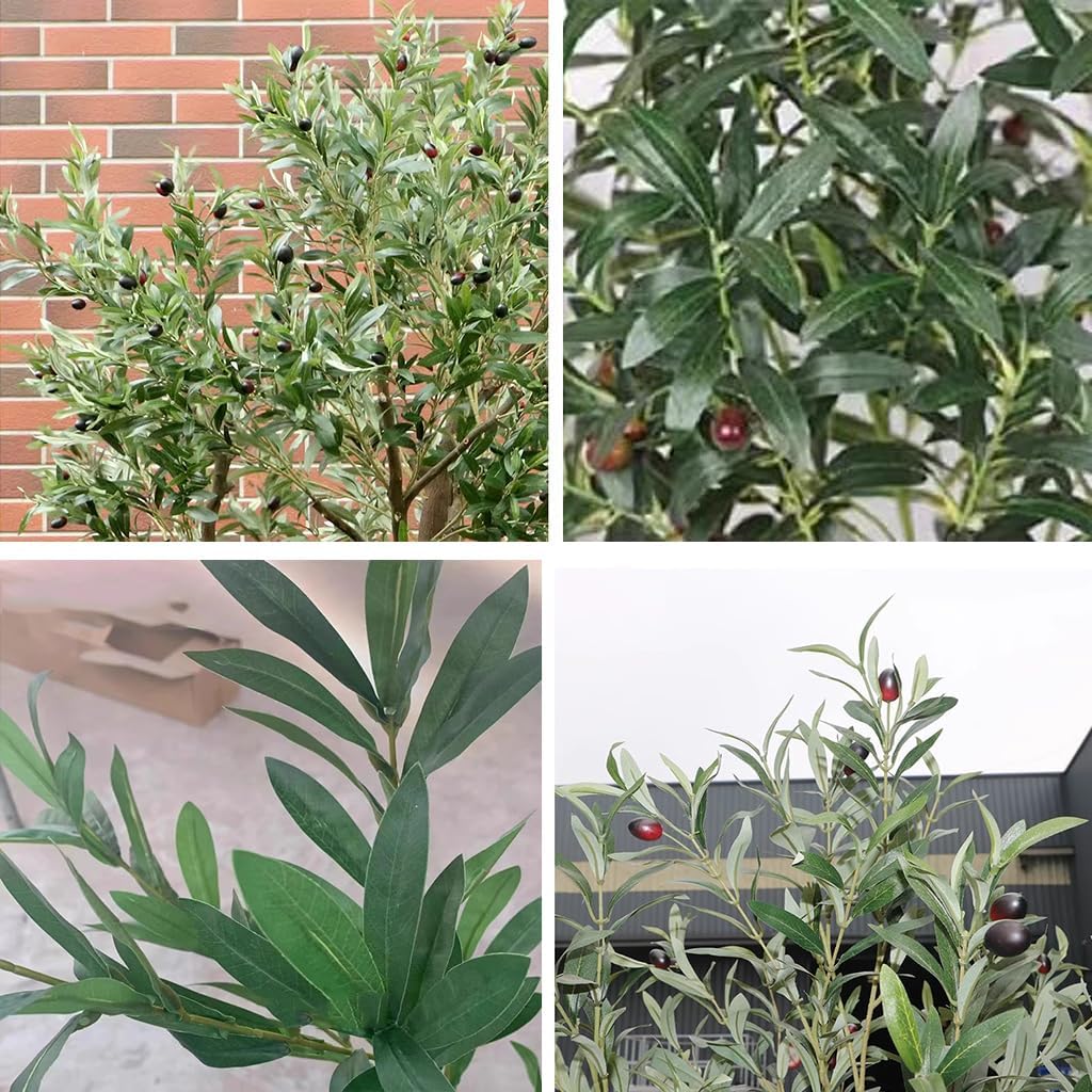 QIUPAI Artificial Olive Tree 1mx08m Decor