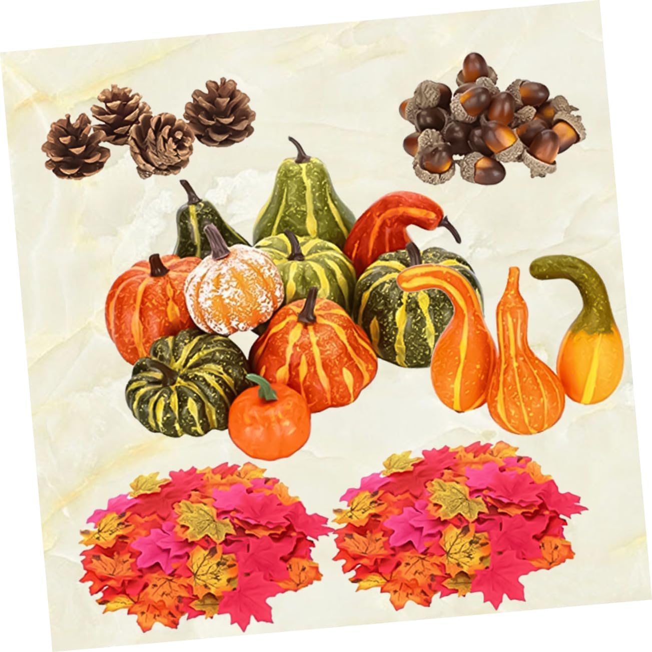 STOBAZA 141pcs Fall Halloween Decor Set