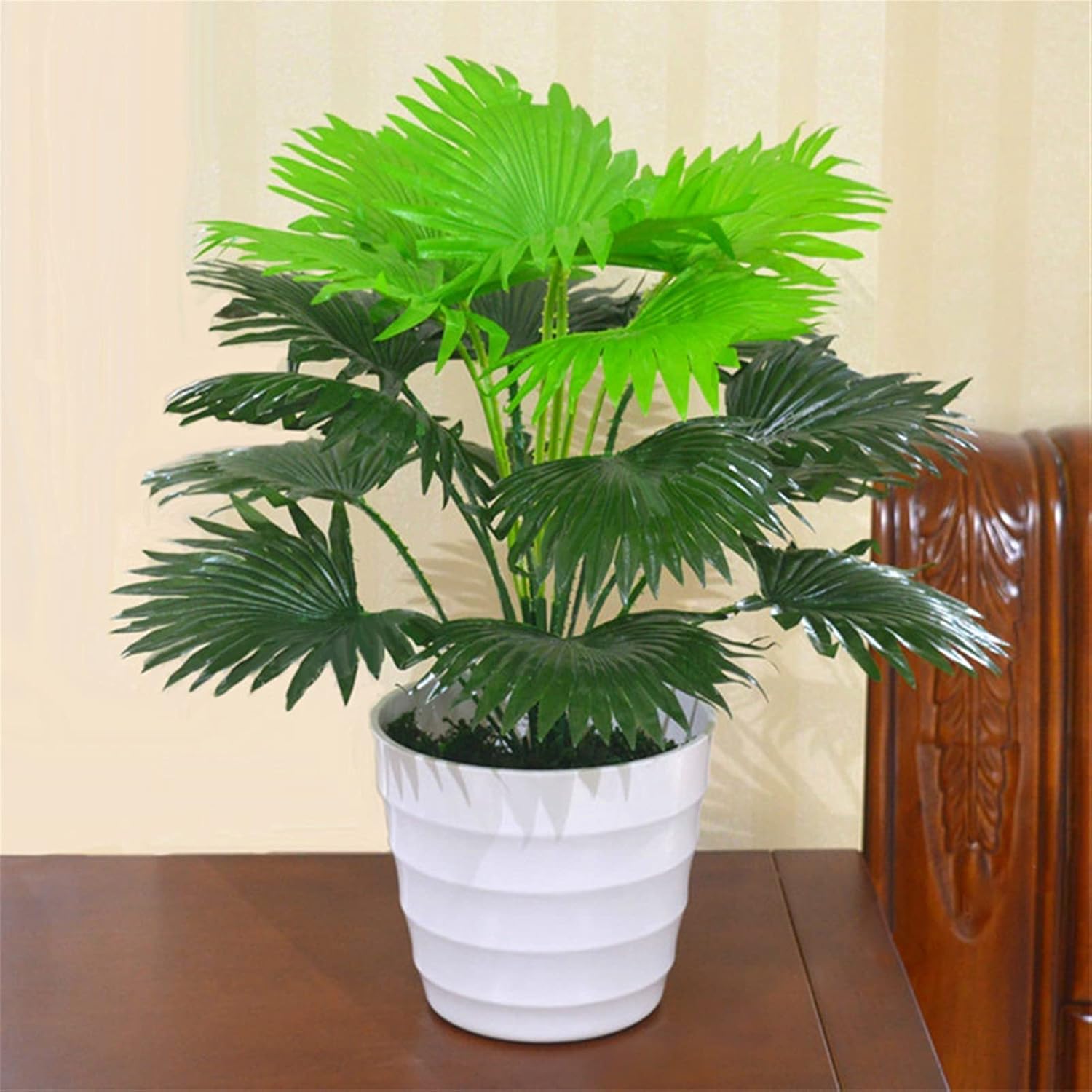 Artificial Green Potted Plant 177 Inch Faux Tree Decor